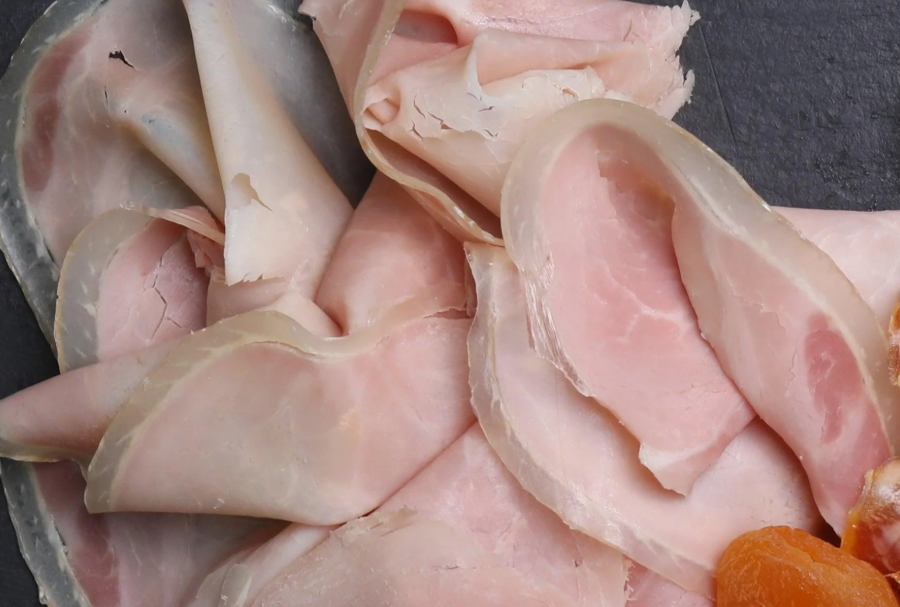 프랑스 잠봉 드 파리 슬라이스, 은은한 분홍빛의 부드럽고 촉촉한 조리햄